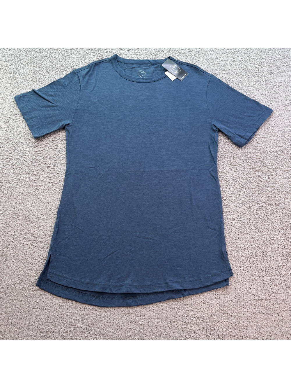 Original Use Men’s Boxy Longline T-Shirt Blue Size Small NWT Target Gym Running